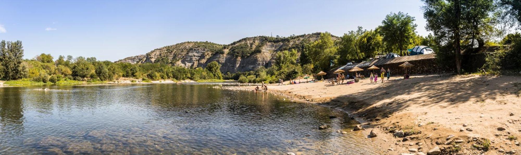Camping RCN La Bastide en Ardèche Sampzon Exterior foto