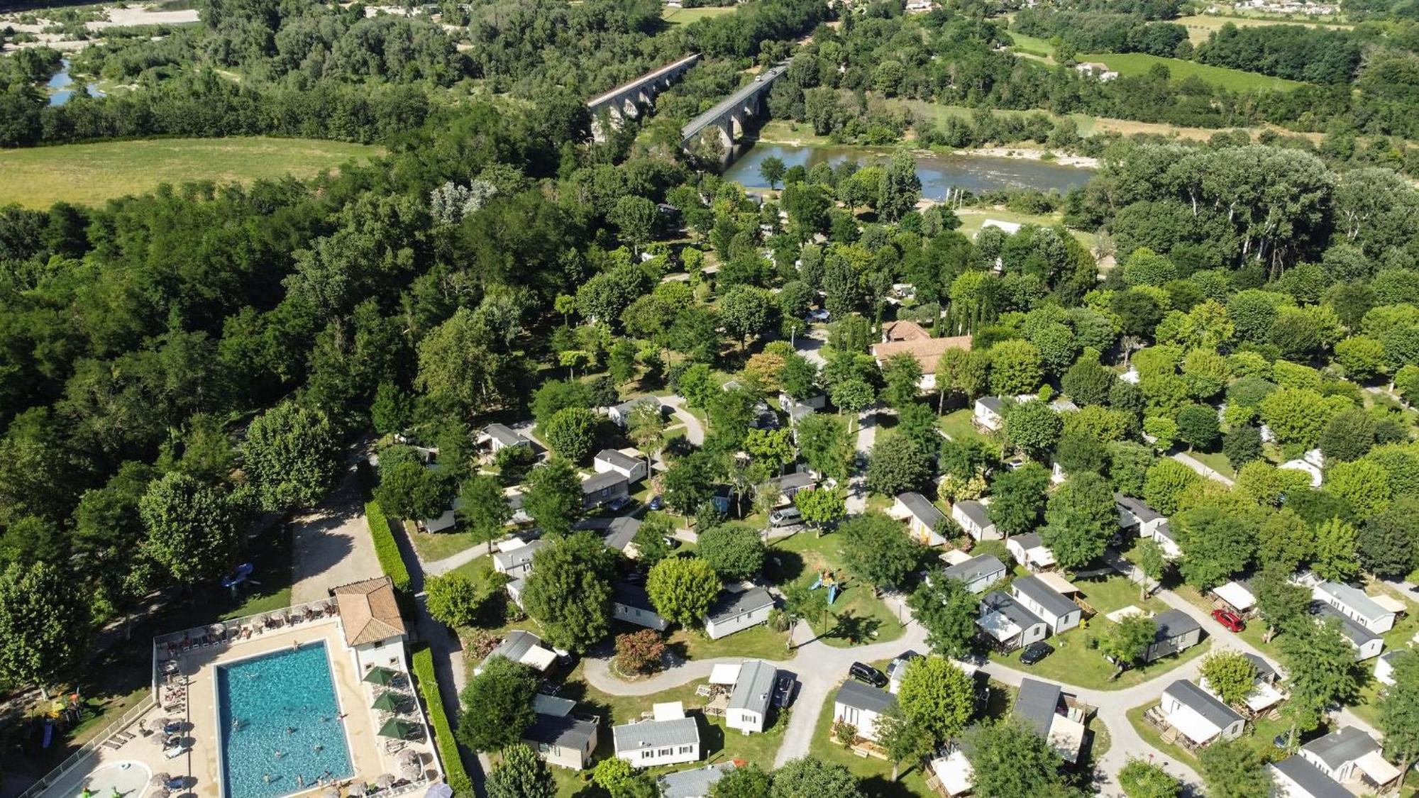 Camping RCN La Bastide en Ardèche Sampzon Exterior foto