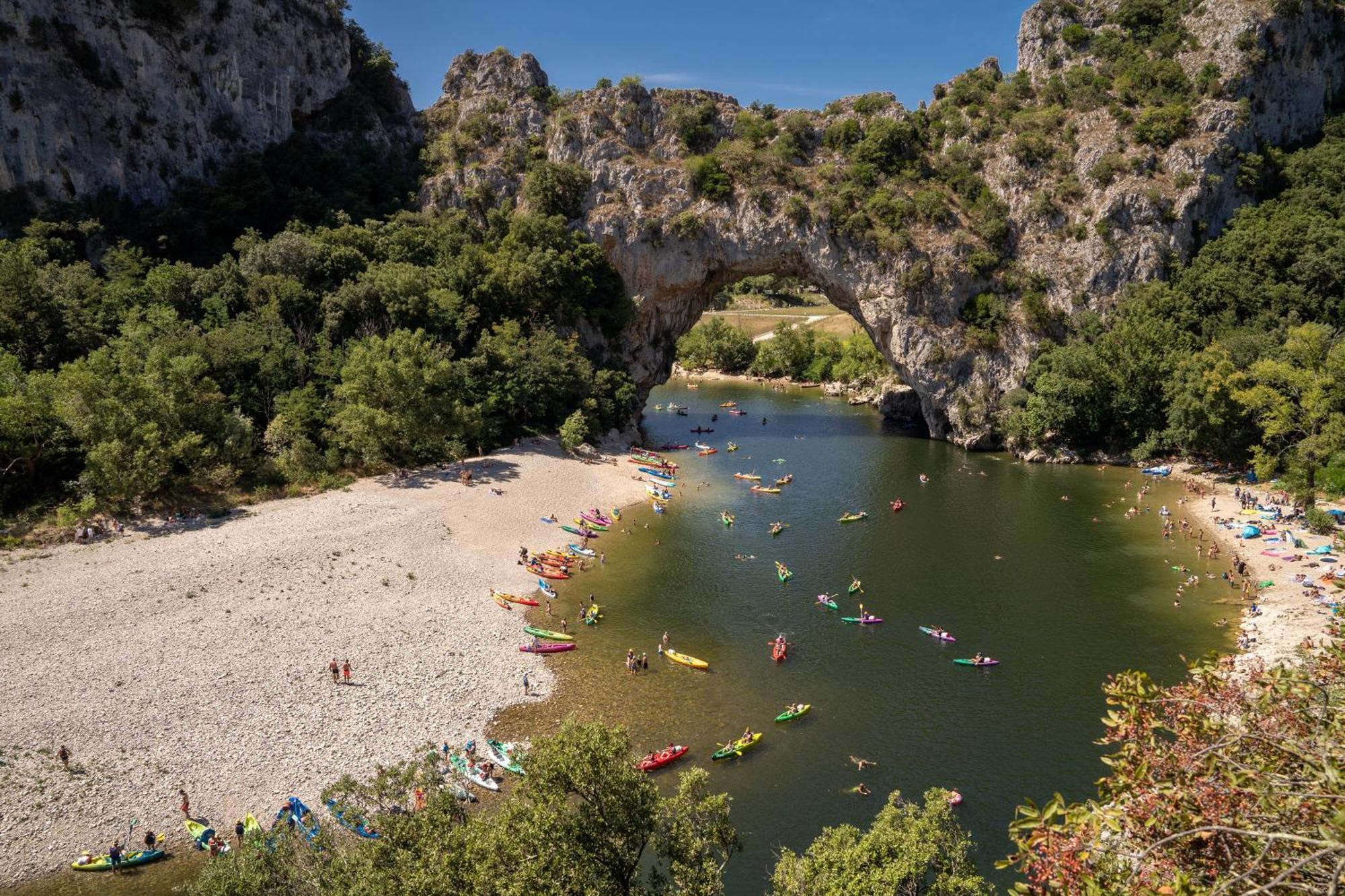 Camping RCN La Bastide en Ardèche Sampzon Exterior foto